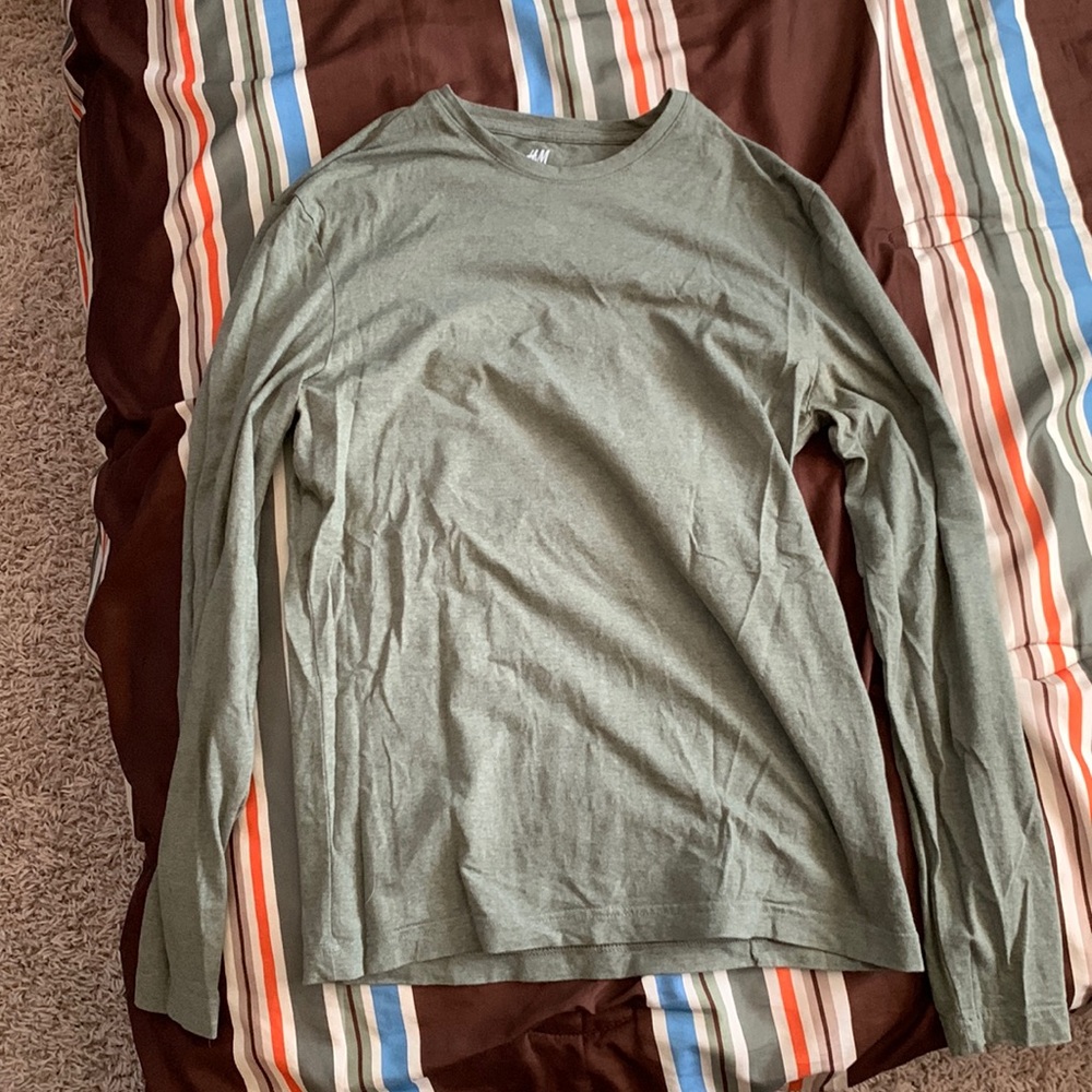 Olive Green Longsleeve - H&M Slim-Fit